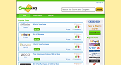Desktop Screenshot of couponists.com